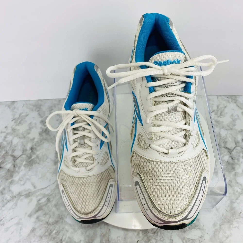 Reebok DMX Ride Sneakers Womens 10 Blue White Athletic‎ Running Shoes 103370662